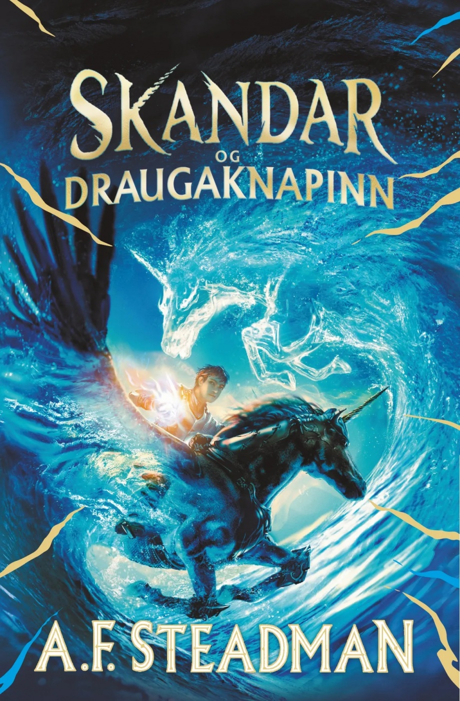 Skandar og draugaknapinn kápa