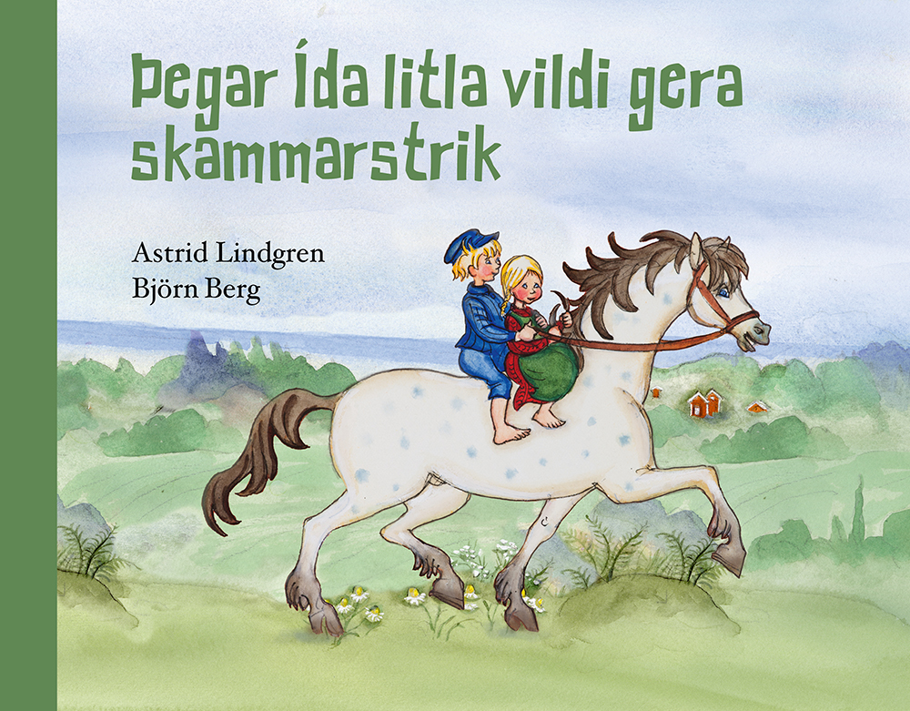 Þegar Ída litla vildi gera skammarstrik kápa