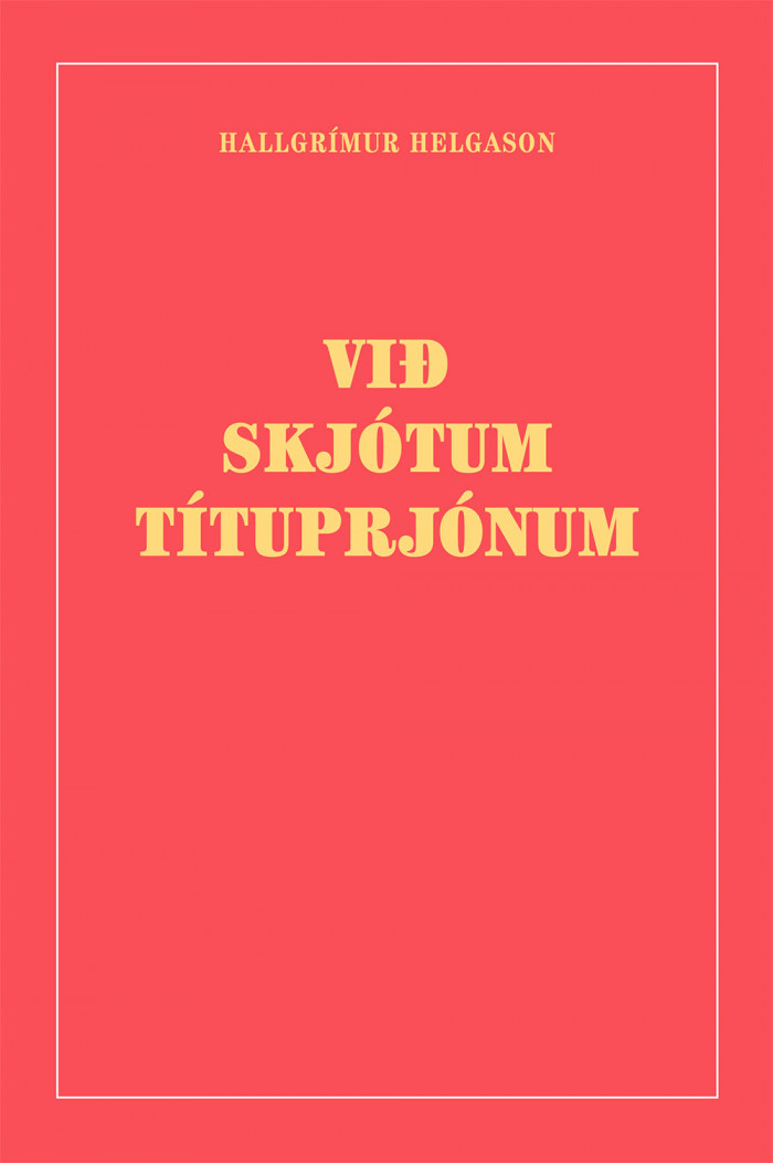 Við skjótum títuprjónum kápa