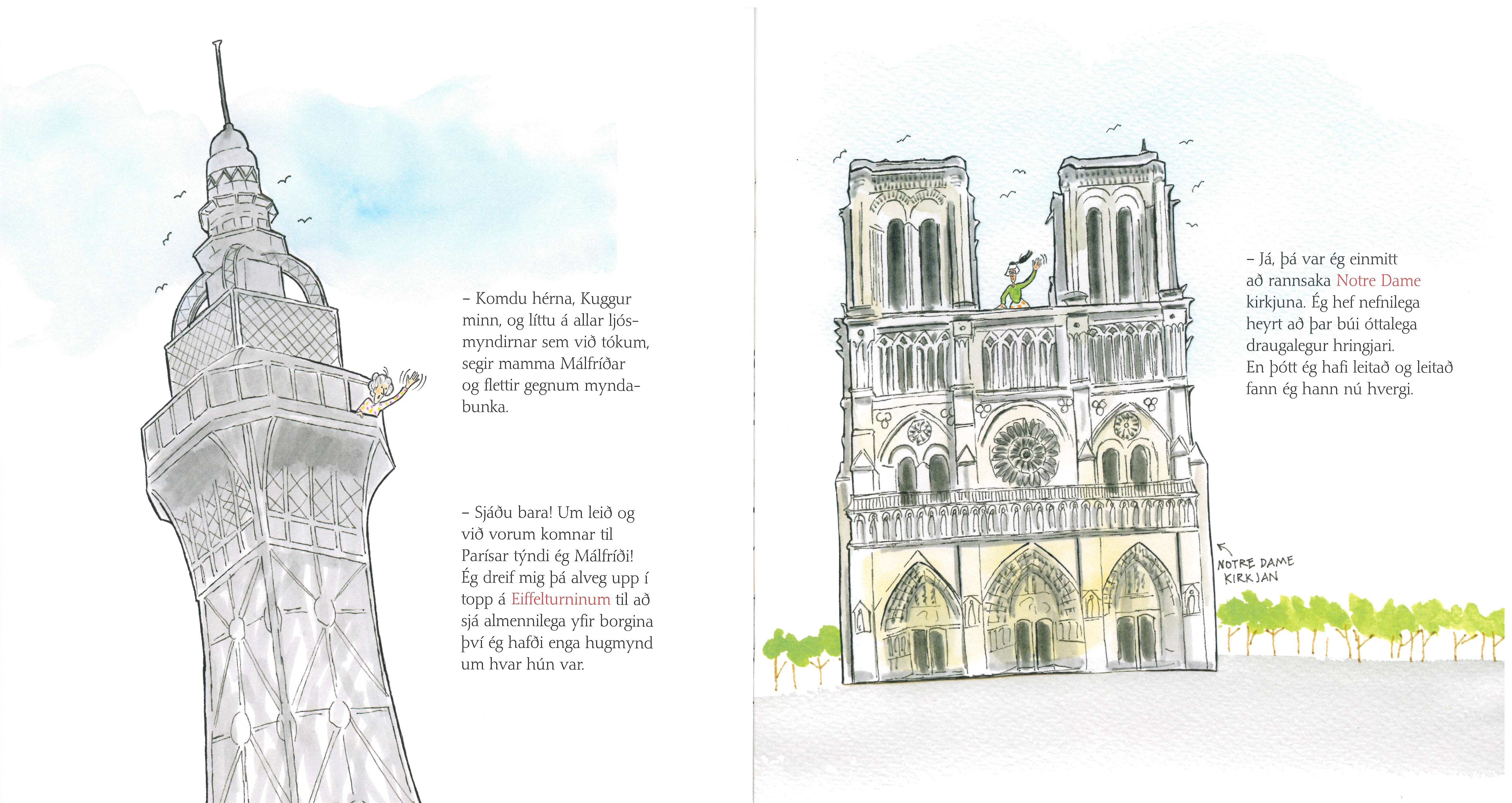 Kuggur 14: Hoppað í París dæmi