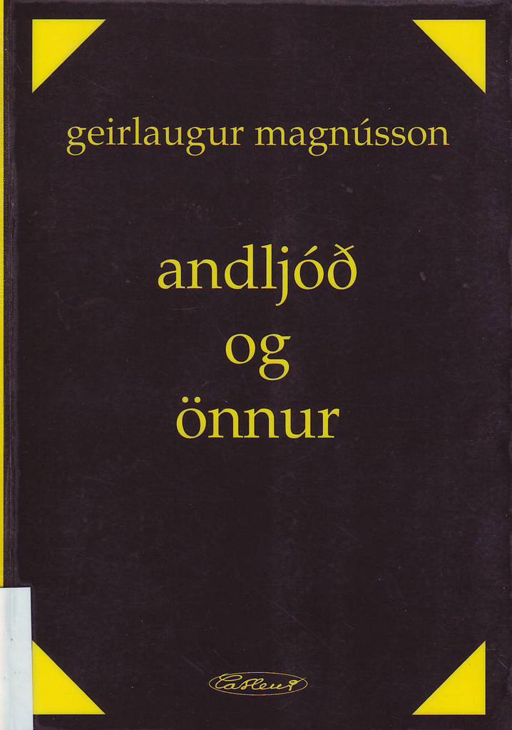 Andljóð og önnur (Anti Poems and Others)