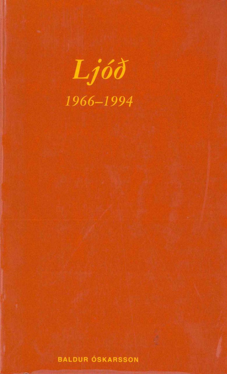 Ljóð 1966-1994: Úrval (Poems 1966-1994: A Selection)