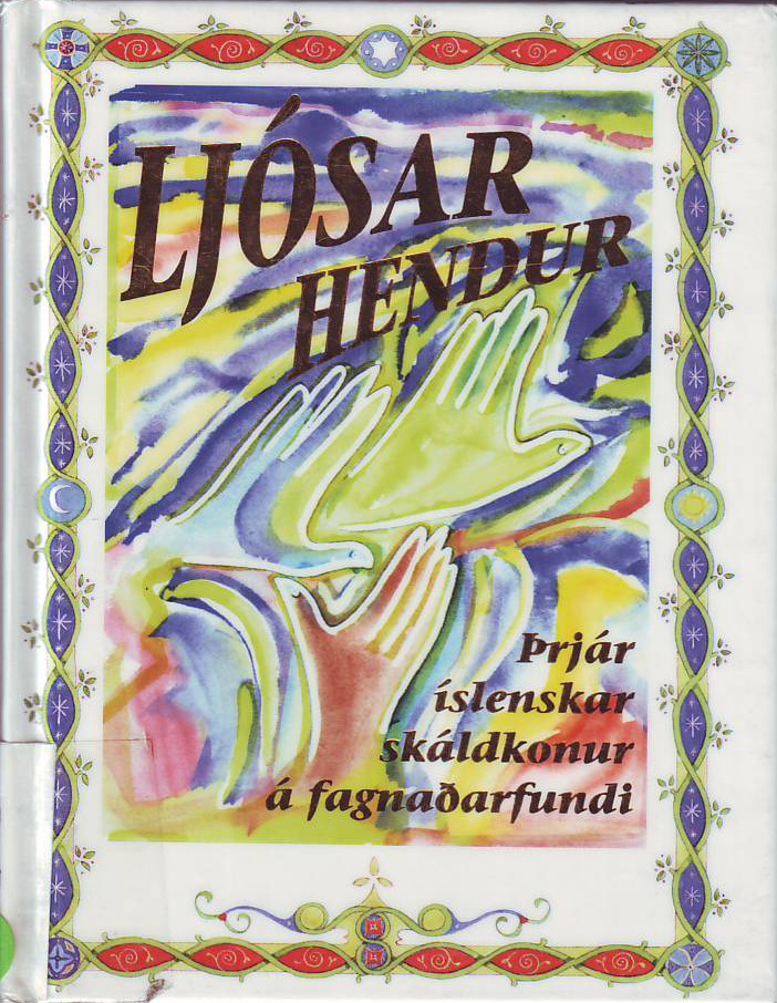 Lighting hands: three icelandic poet hover sunbeamwings