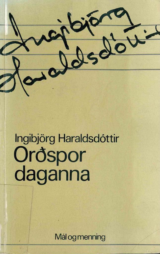 Orðspor daganna